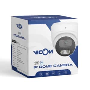 כיפה VICOM AI באיכות 12 מגה פיקסל כולל מיקרופון ורמקול