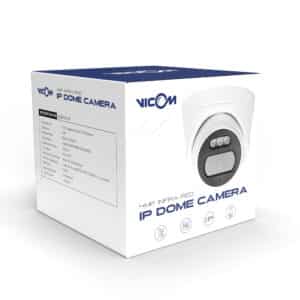 מצלמת כיפה פלסטיק VICOM 4MP אינפרא אדום לתנאי פנים